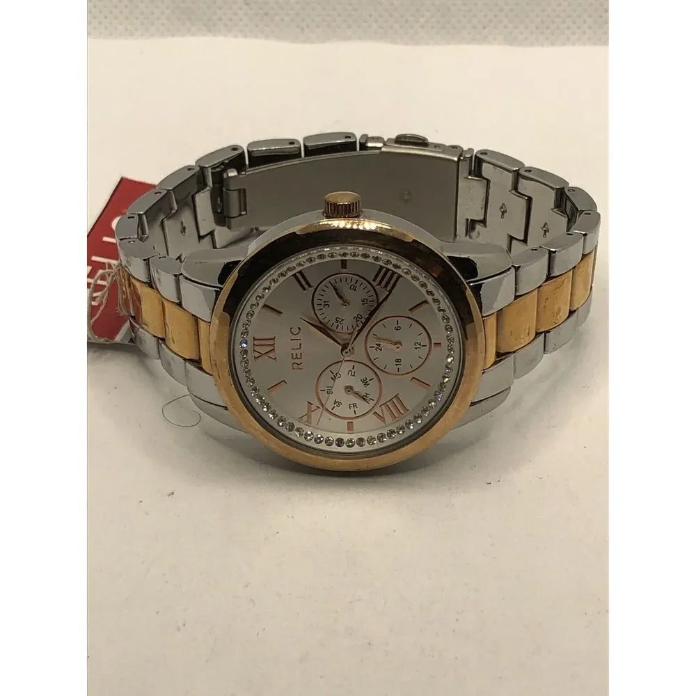 Relic ZR15828 Women's Two-Tone Stainless Steel Analog Dial Quartz Watch HK550